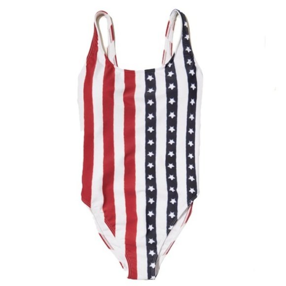 Hollister Other - Hollister American Flag One Piece Swim Suit